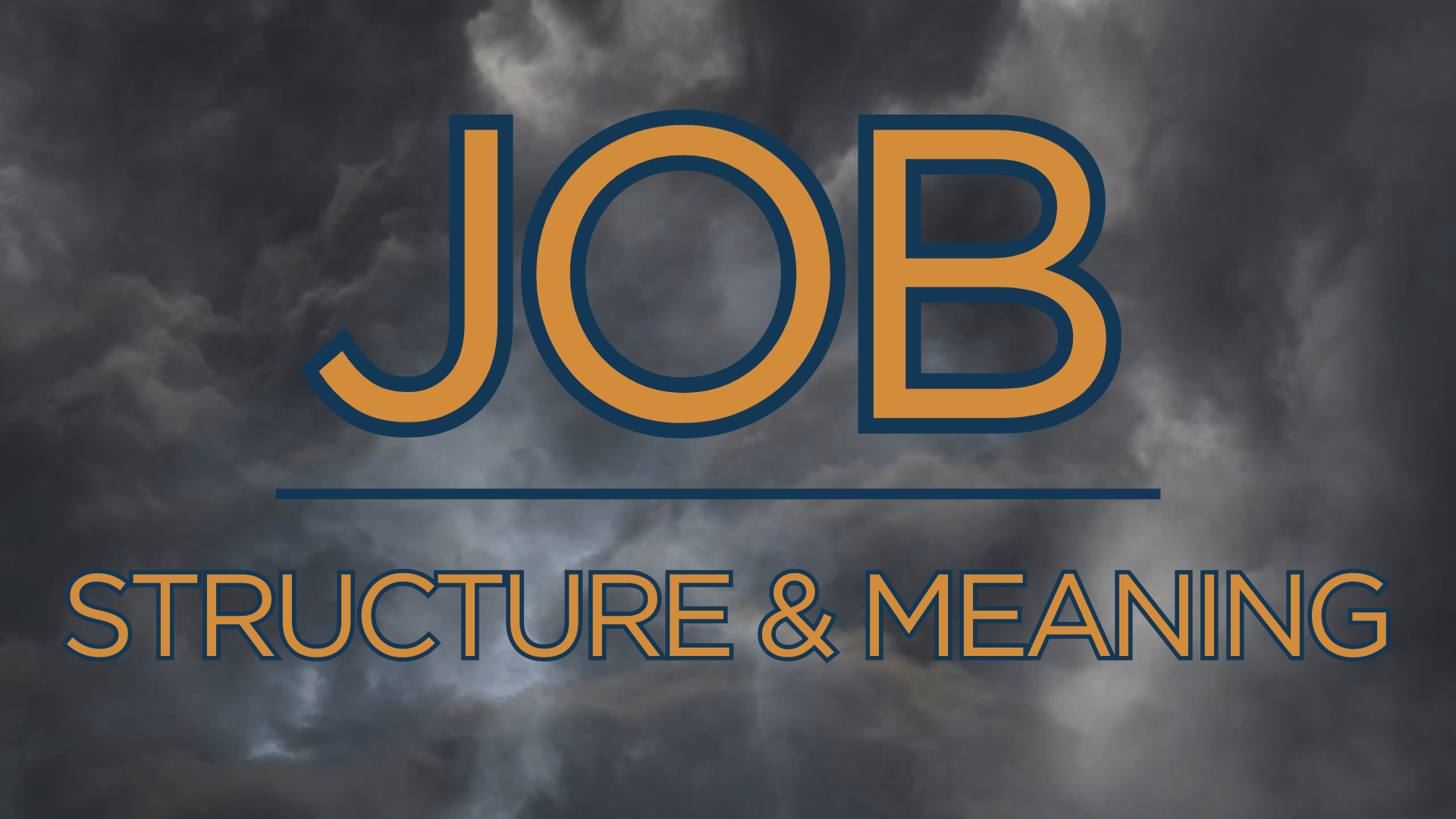 Job: Structure & Meaning